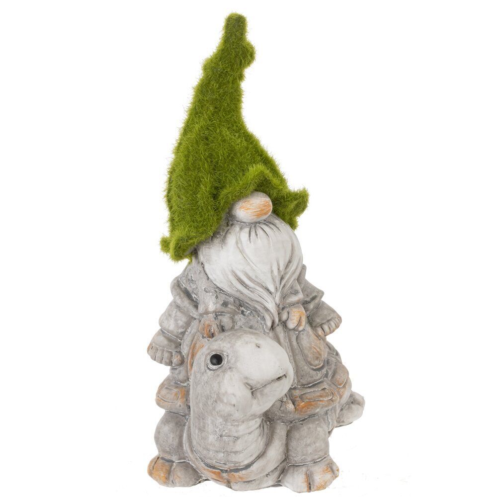 GAEM Фигурка декоративная "Гном на черепахе", L12 W8 H18 см