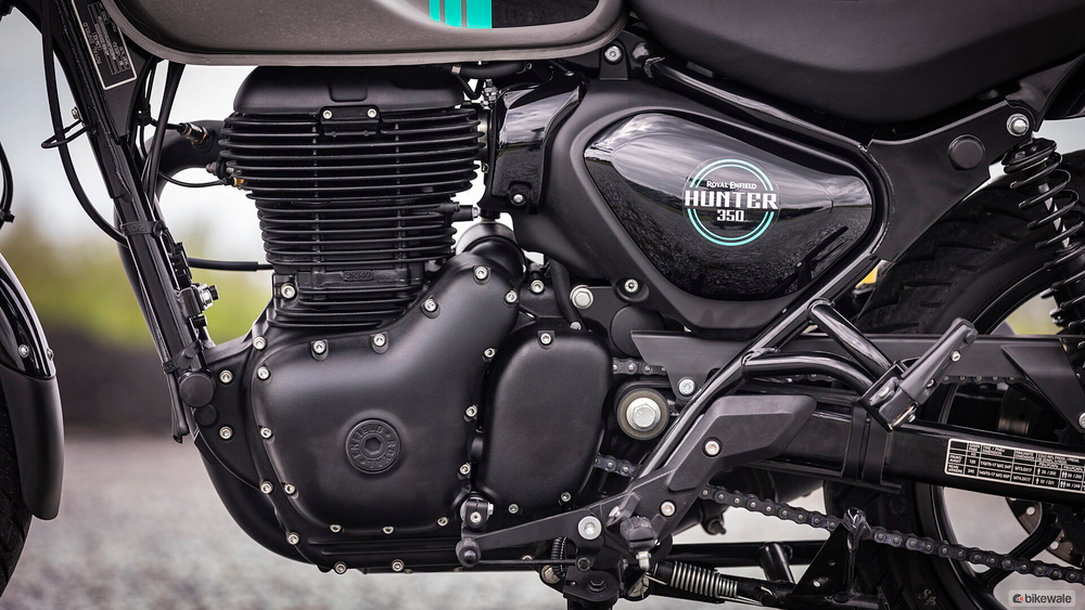 Royal Enfield Hunter 350 Rebel Black