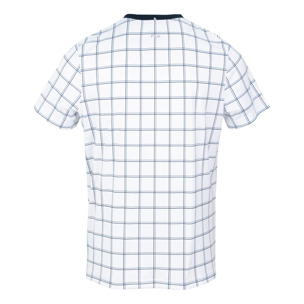 Мужское теннисное поло Fila Jack T-Shirt Men - White, Blue