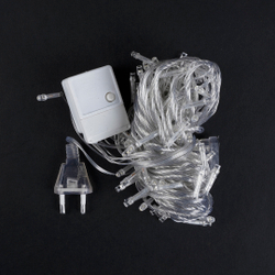 Светодиодная гирлянда "Нить разноцветная" 200 Led, 8 режимов, IP14, 20 м. 1 шт.