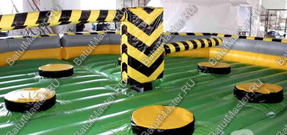 Батут для аттракциона "Увернись от палки" (Melt Down) 9*9*1.7 м