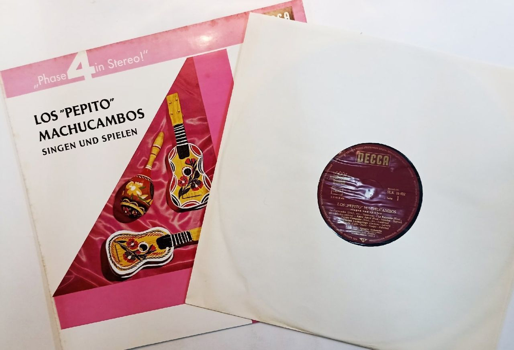 Винтажная виниловая пластинка Los Pepito Machucambos Los Pepito Machucambos Singen Und Spielen