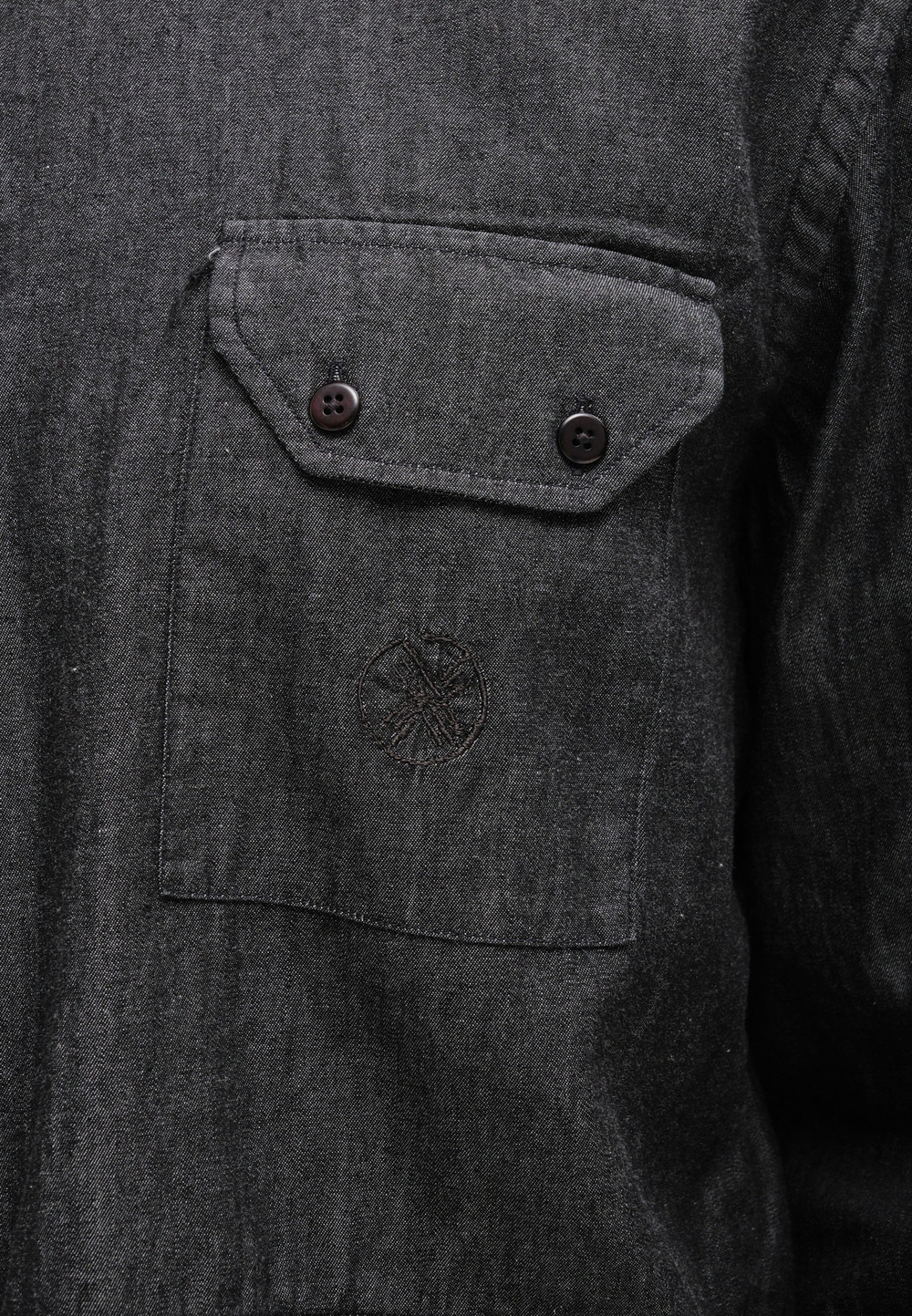 Рубашка мужская Denim BLACK