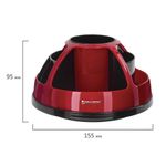 Канцелярский набор BRAUBERG "Микс", 10 предметов, вращающаяся конструкция, черно-красный, блистер, 231929