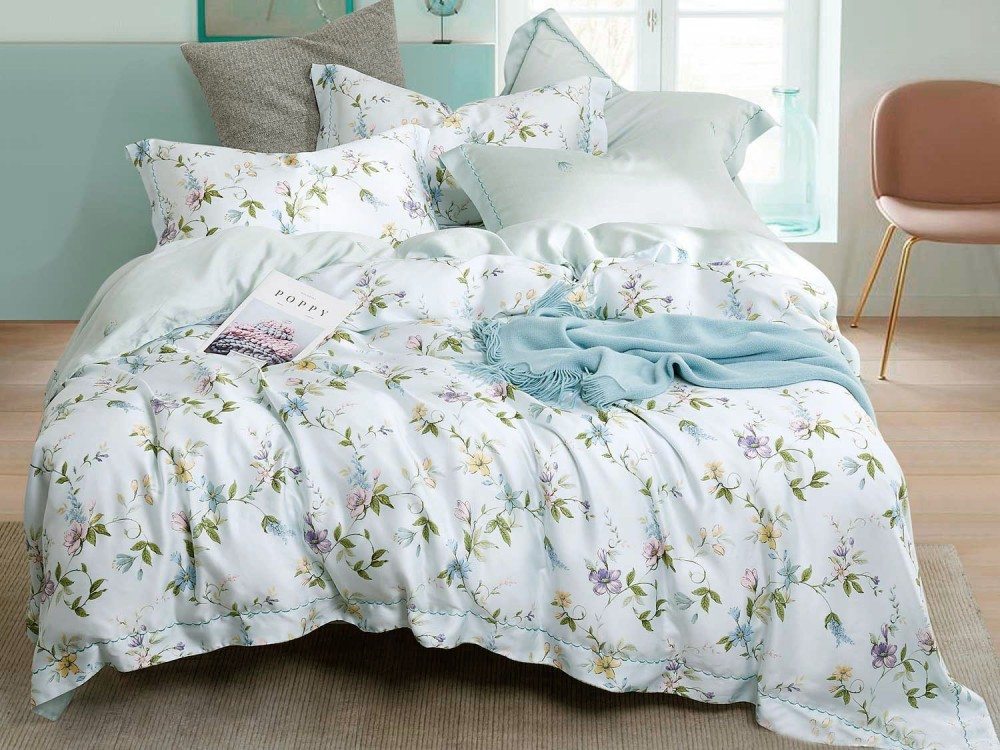 Постельное белье 2 спальное евро Asabella 1311-6