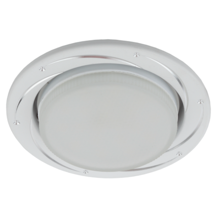 Светильник встраиваемый ЭРА KL 77 AL/WH /1 SET 5 под лампу GX53 серебро/белый набор 5 шт