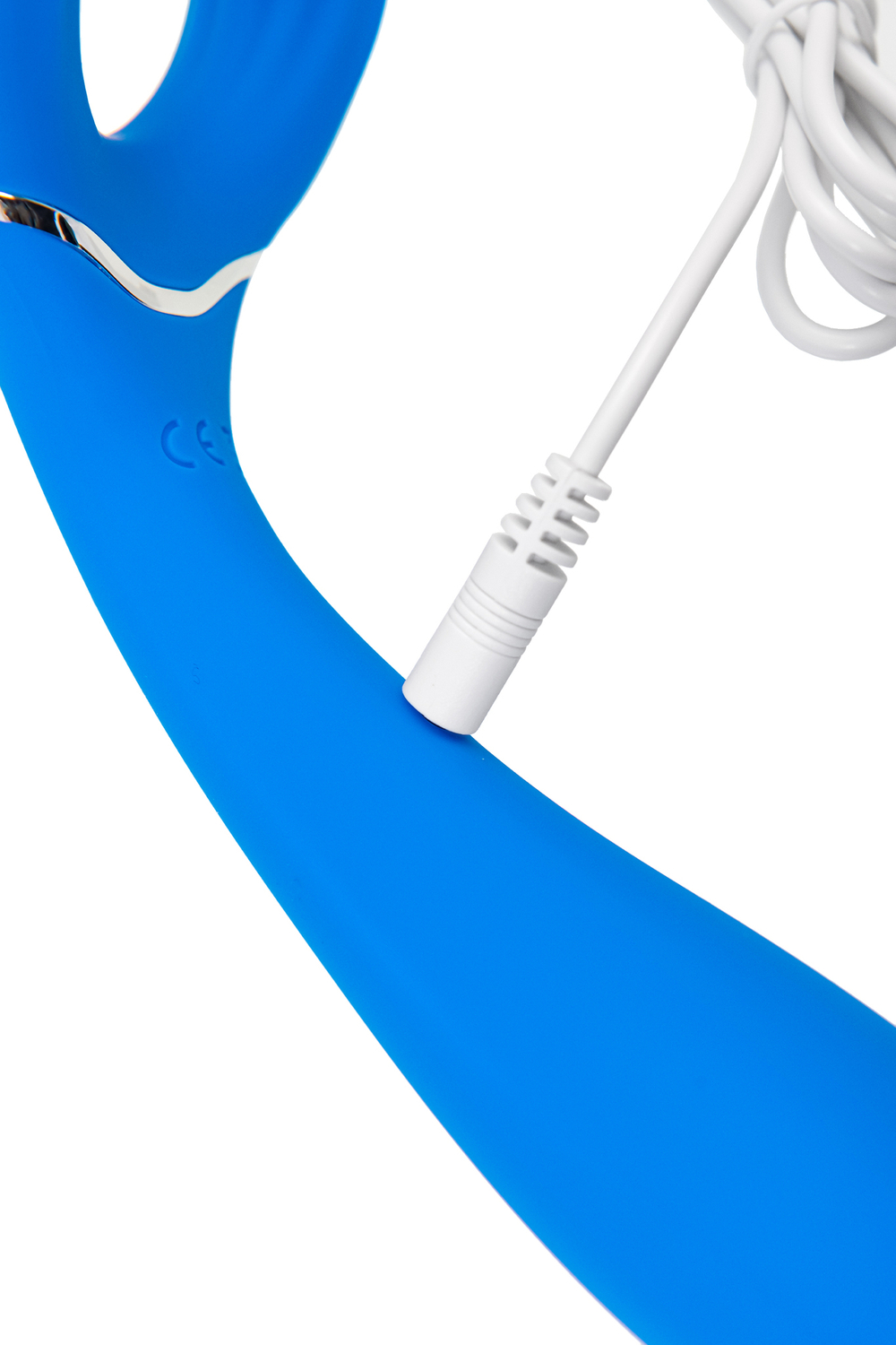 Многофункциональный вибратор Leroina Whally голубой 18,5 см