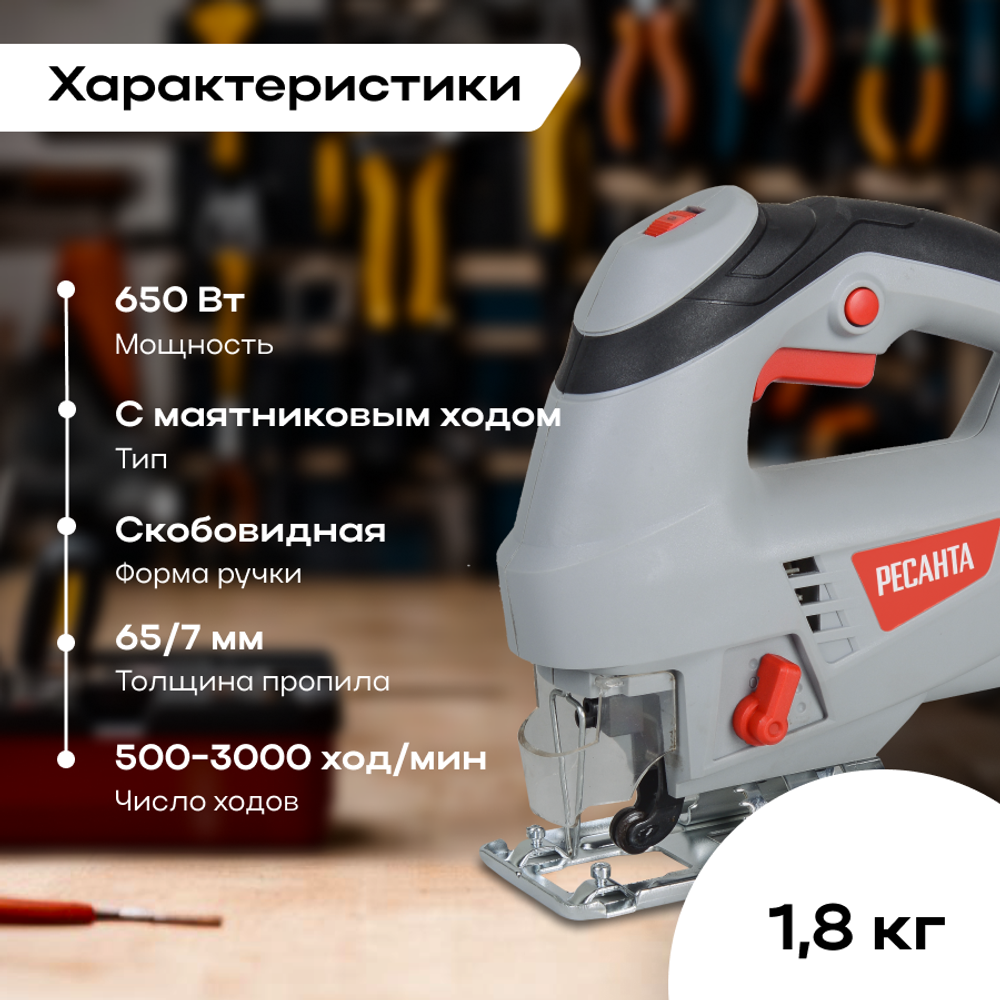 Лобзик электрический РЕСАНТА Л-65/650