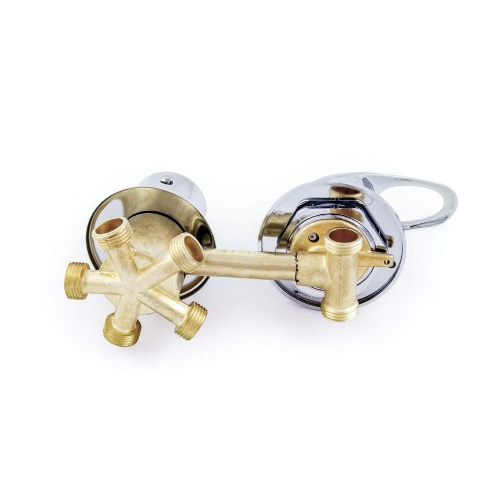 Смеситель для душевой кабины с переключателем на 5 режимов под гайку 100мм DC 6312