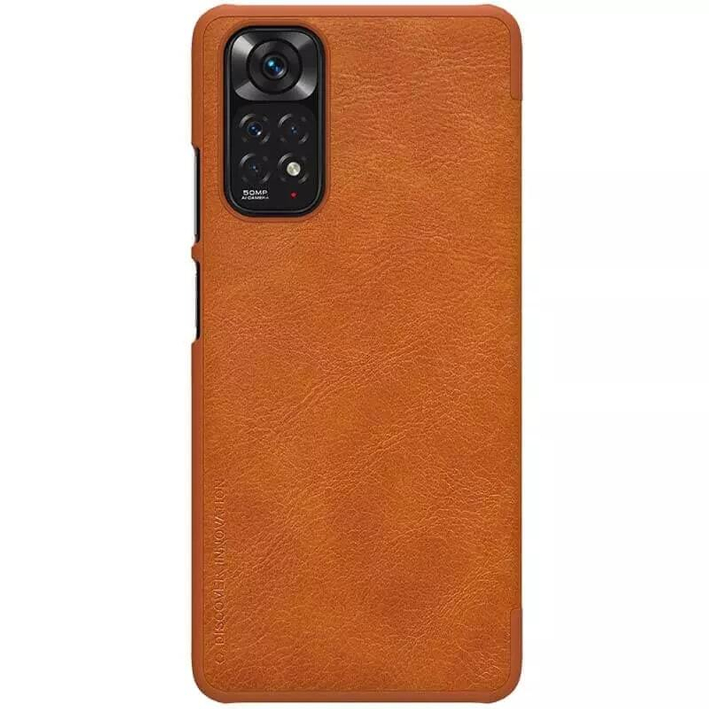 Кожаный чехол-книжка Nillkin Leather Qin для Xiaomi Redmi Note 11 / 11S