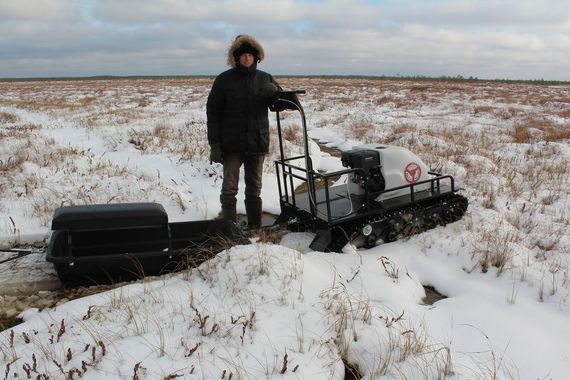 Мотобуксировщик УРАГАН Промысловик