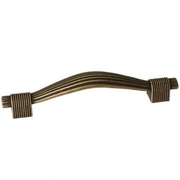 Ручка-скоба 96мм, отделка бронза античная