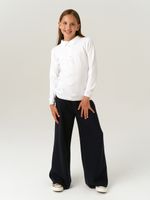 Брюки широкие для девочки AT991 синий