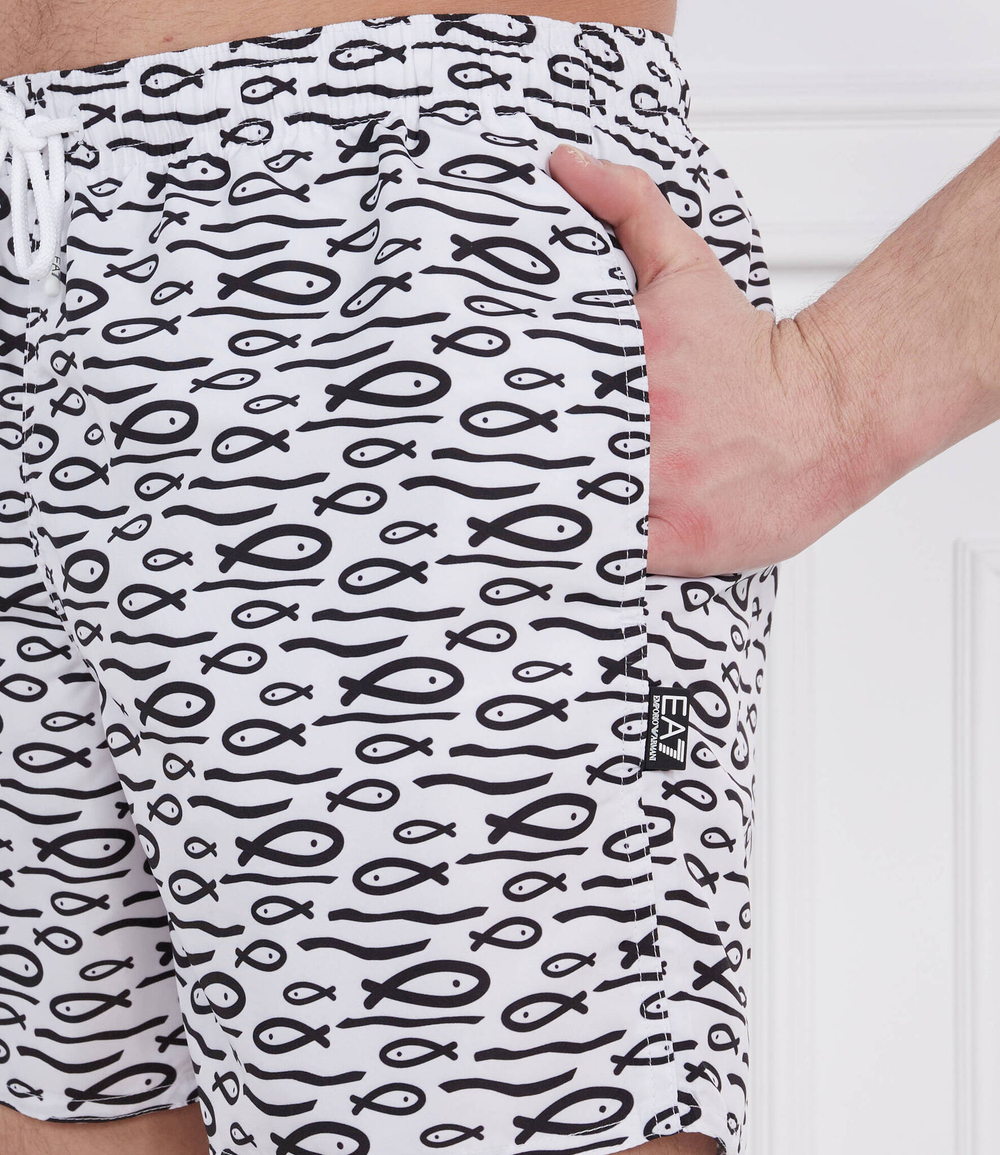 Шорты для плавания EA7 - белый(902000 3R745)