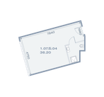 Home-офис в БЦ Строгино Сити, 36,2 кв.м.