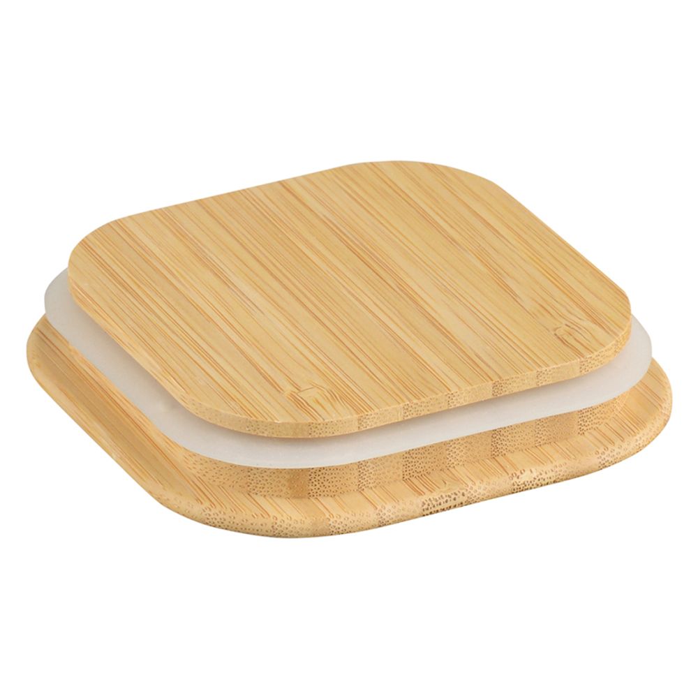 Банка для хранения Smart Solutions с крышкой из бамбука, 1400 мл