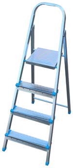 Лестница-стремянка стальная 4 ступени 77 см ЯРУС оцинкованные
