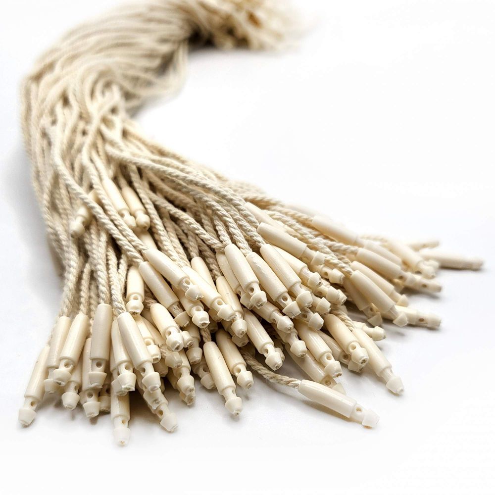 Микропломба, биркодержатели пломба, хлопок, L 17,5 см, бежевый