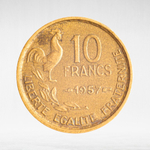 France, 10 Francs 1957 - Guiraud, VF