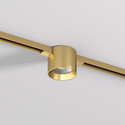 DK5743-SB Светильник для трека SHINE SPOT со светодиодом, D70*H60, 48V DC, 8W, RA?90, 3000K, IP20, сатинированная латунь, алюминий