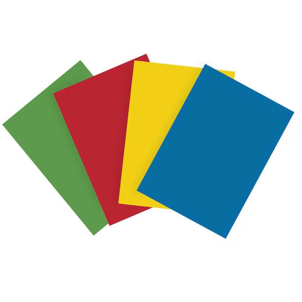 Бумага цветная mix 4цв, 100л, А4, 80г/м2, Спейс OfficeSpace deep