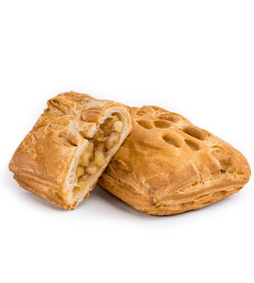 Слойка с яблоком, 90 гр, 50 шт/кор