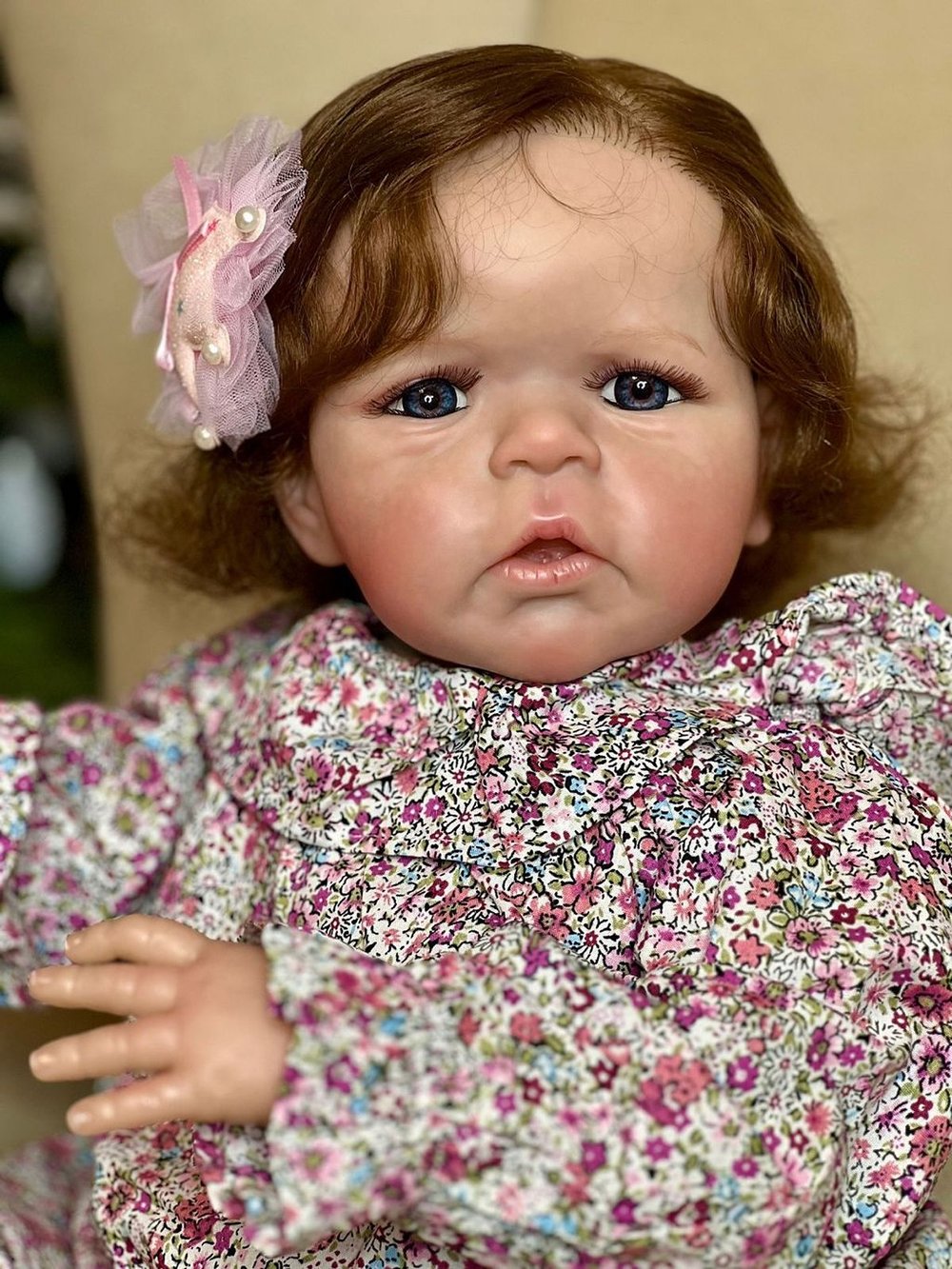 Кукла Реборн мягконабивная 60см в пакете (FA-281)