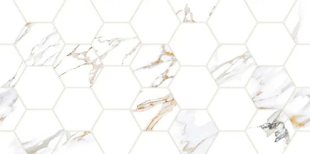 Настенная плитка ALMA Ceramica TWU09DBL014 Dublin 50x24.9 белая глянцевая под мозаику