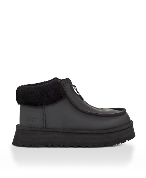 Ugg Funkette Platform Leather-Black