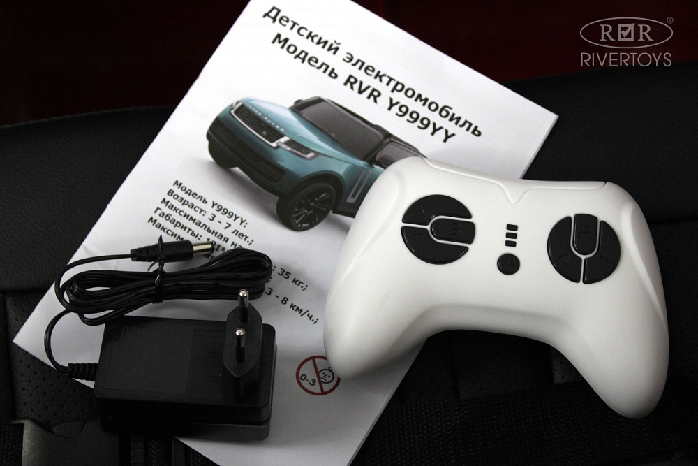 Детский электромобиль RiverToys Y999YY серый глянец