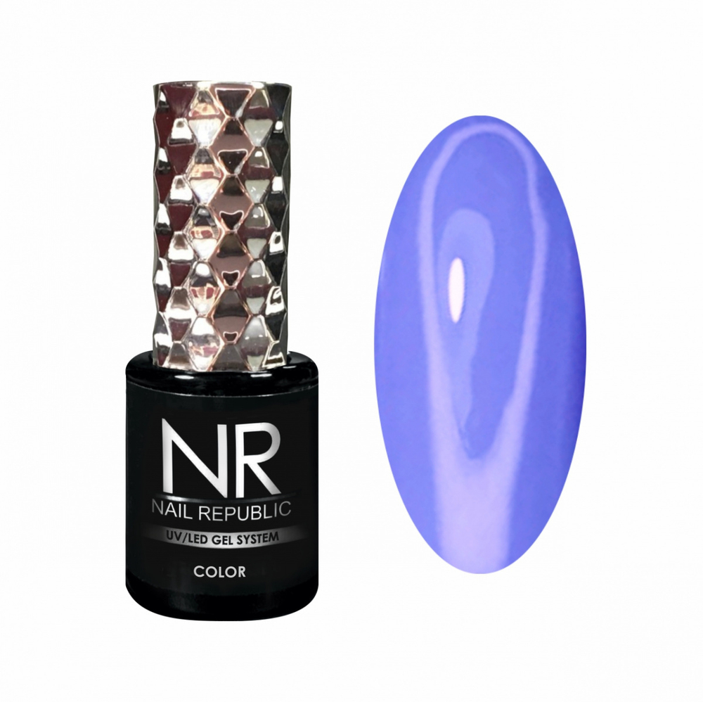 Nail Republic Гель-лак NR-324 Синяя сталь, 10 мл