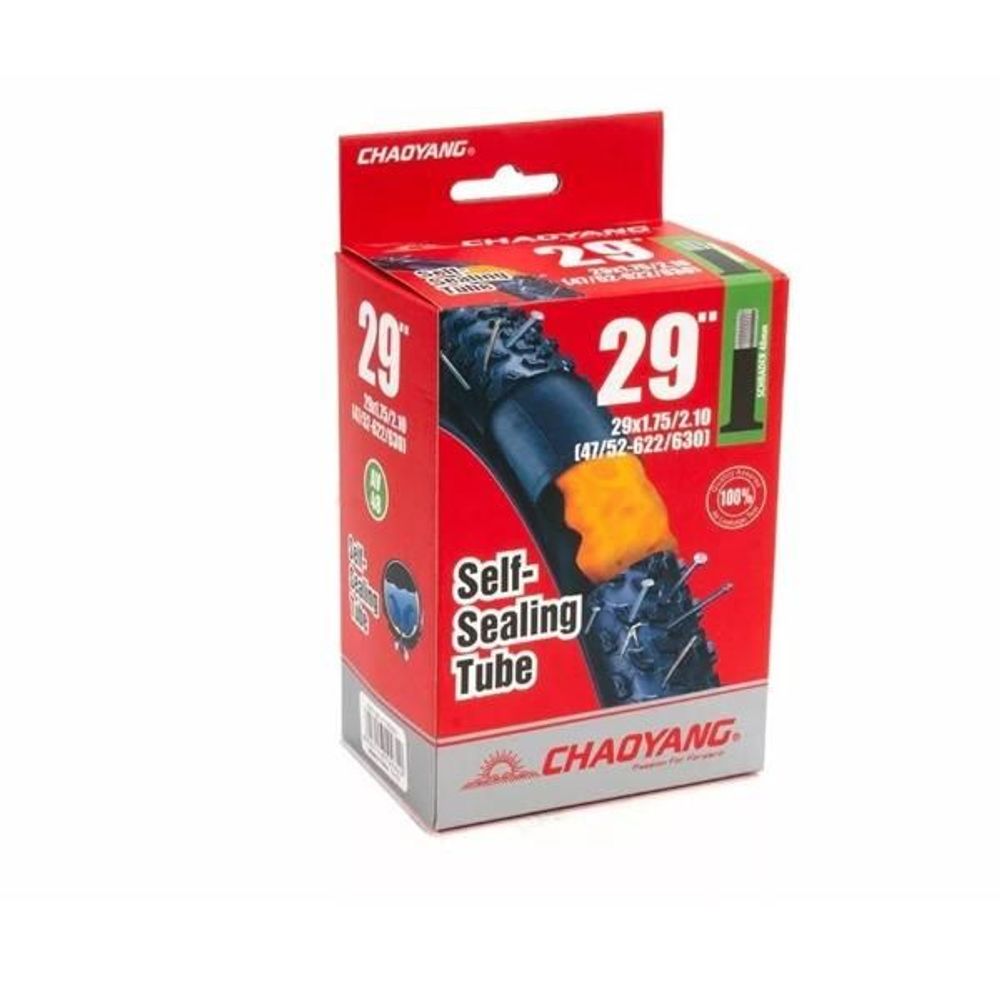 Велокамера 29" Chao Yang 29х1,75/2,10 AV-48 самозаклеивающаяся/650083