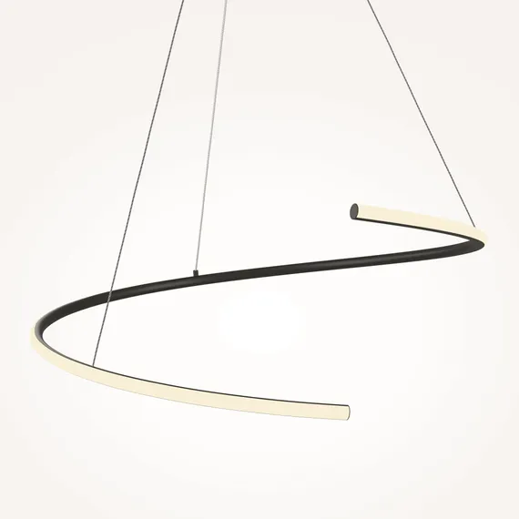 Подвесной светильник Изгиб / Curve 3000-4000К 31Вт Maytoni mod242pl-l33bk