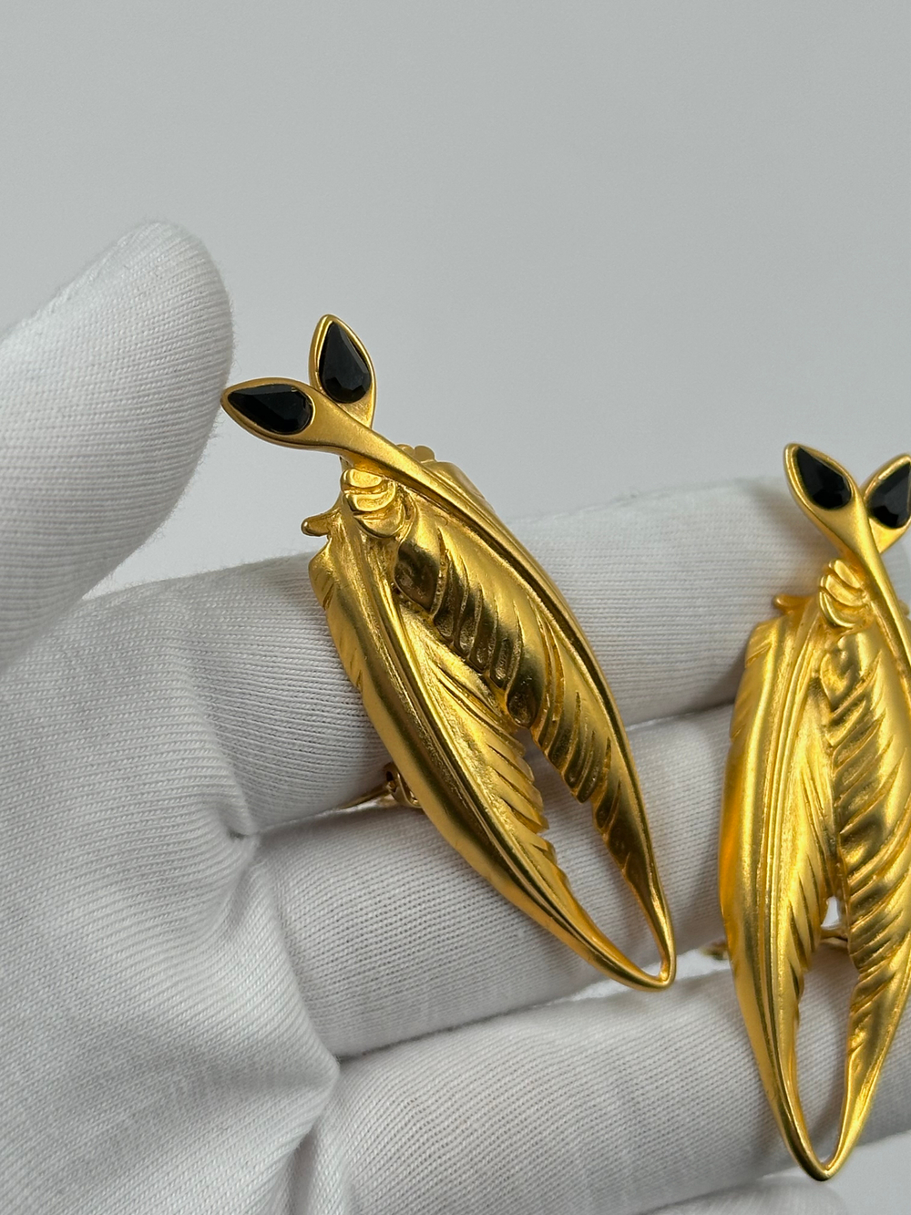 Клипсы Перья Karl Lagerfeld