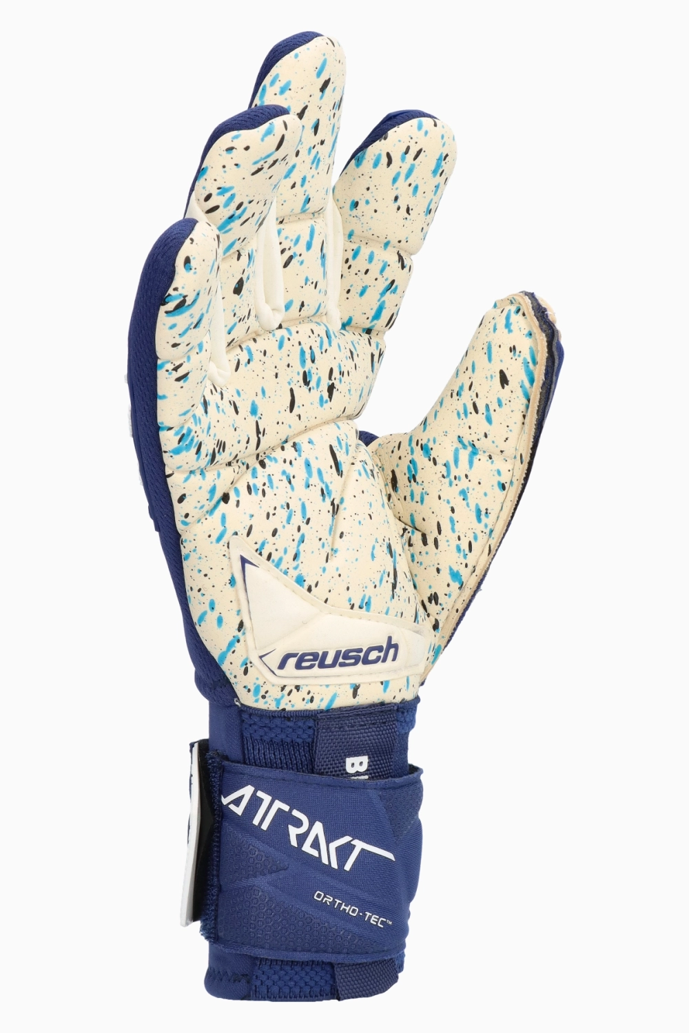 Вратарские перчатки Reusch Attrakt Freegel Fusion Ortho-Tec - темно-синий