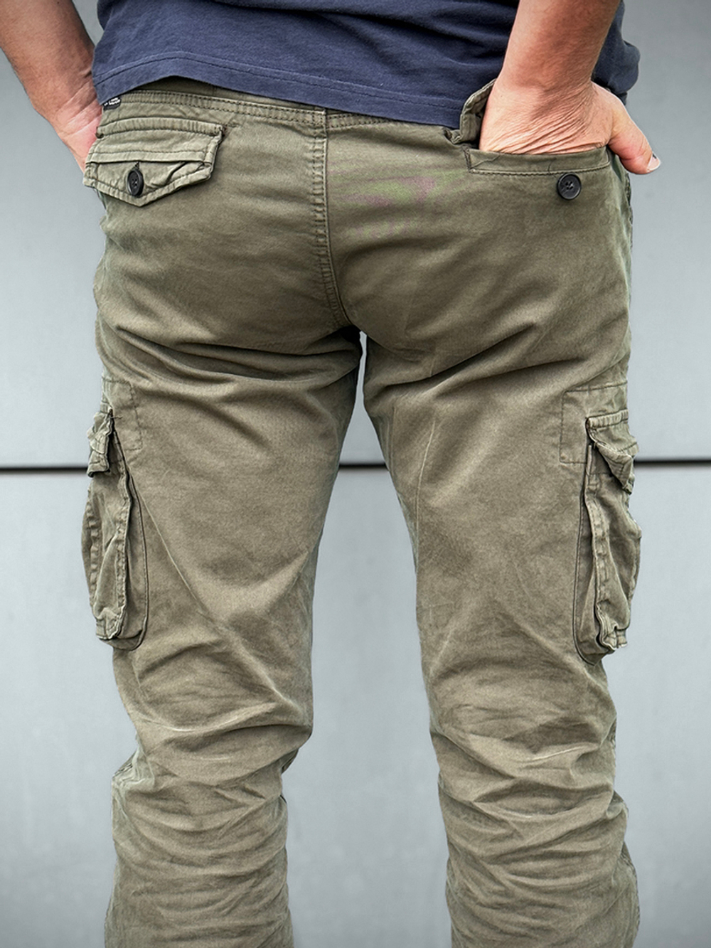 Джоггеры In-Yesir прямые Олива