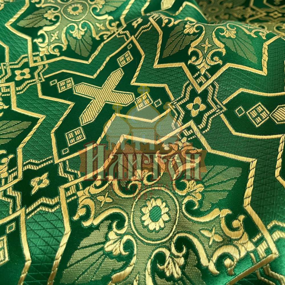 Шёлк "Православный" зелёный