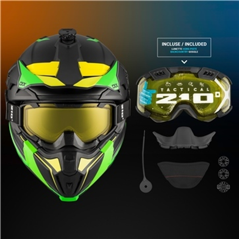 Шлем бэккантри CKX TITAN CLIFF 210, с очками