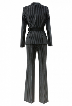 Брючный костюм чёрный 33-01-20 SS