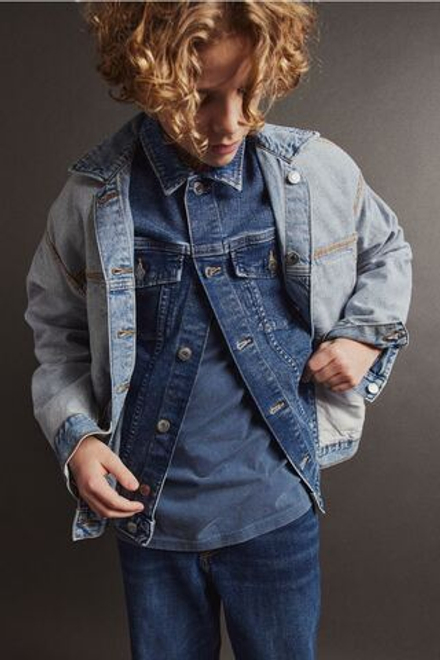 H&M Джинсовая куртка, светло-синий