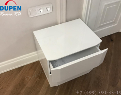 Тумба прикроватная DUPEN M-102 белая