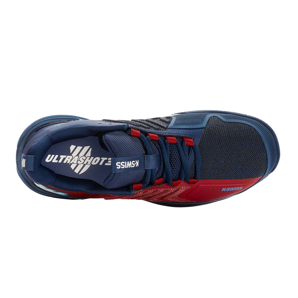Мужские теннисные кроссовки K-Swiss Ultrashot 3 Clay Court Shoe Men - Dark Red, Dark Blue
