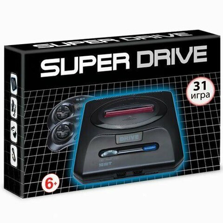 16 bit Приставка Super Drive Classic (31 игра)