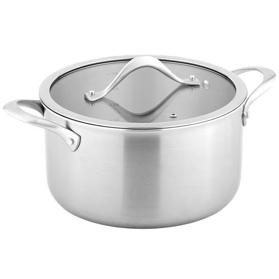 Кастрюля с крышкой 3ply etalon, D24 см, 6 л