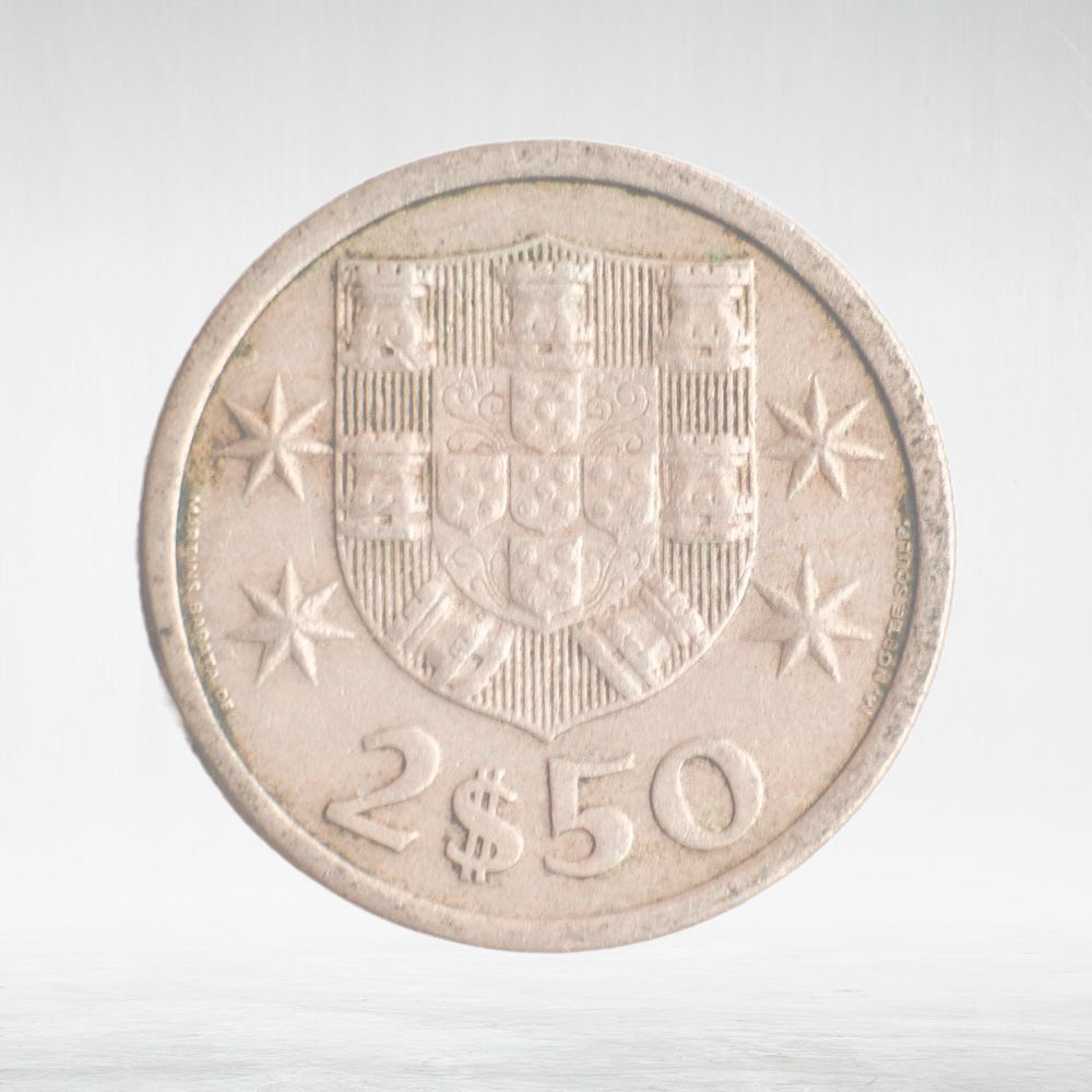 Portugal, 2.50 Escudos, 1968, VF