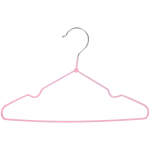 Плечики металлические нескользящие с полимерным покрытием 10шт «ТАРТИТАН», цвет розовый, 30см (Селфи)