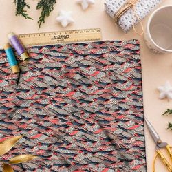 Ткань Ниагара Софт полосатый мир комбинаций