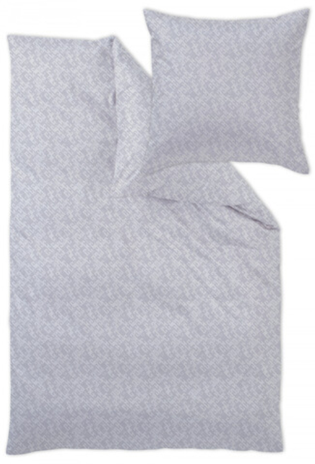 Постельное белье 2 спальное евро Curt Bauer Connection 9020 silverblue серо-голубое