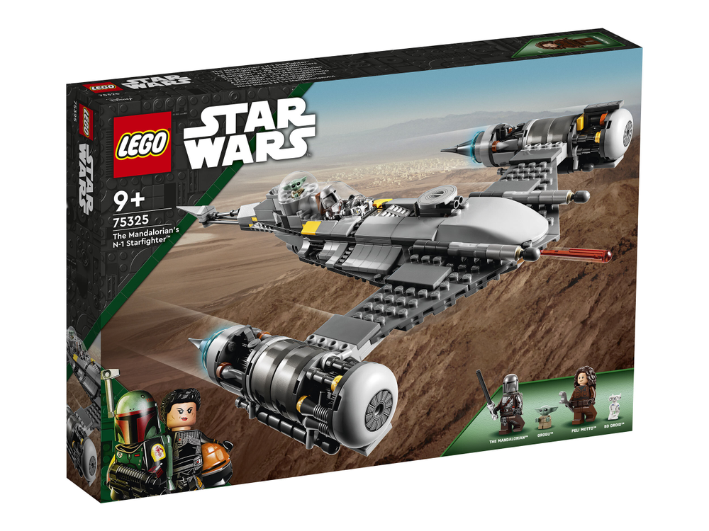LEGO Star Wars 75325 «Звёздный истребитель Мандалорца N-1» — корабль Дина Джарина