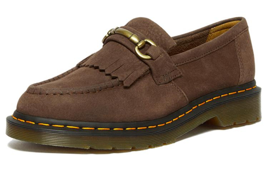 Dr.Martens Cow Leather Loafers 3cm Unisex Brown